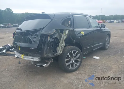 2022 Acura Mdx Technology Package z USA, uszkodzony, nr VIN 5J8YE1H48NL039380